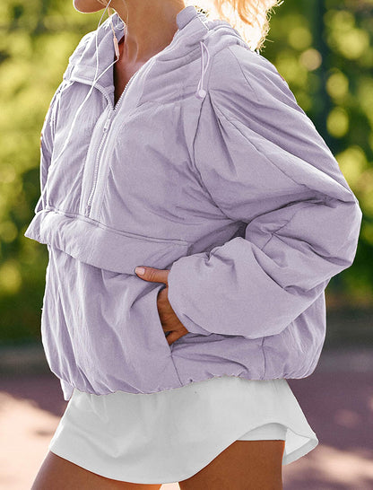 Quarter-Zip Windbreaker Pullover