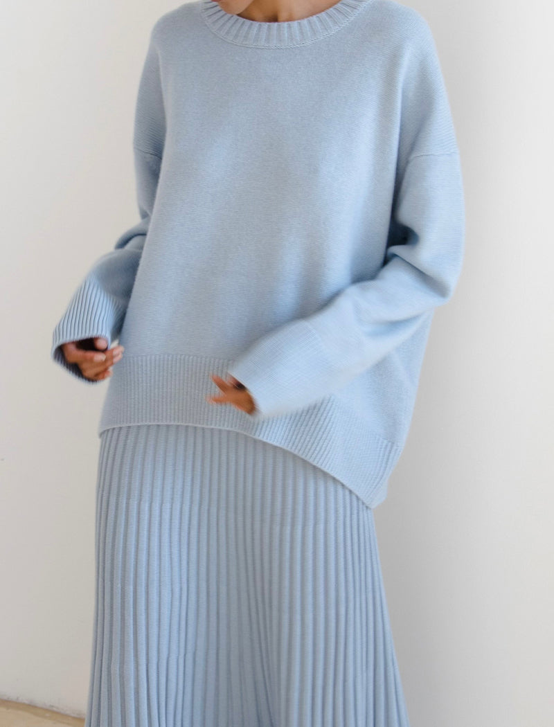 Oversized Knit Pullover Sweater