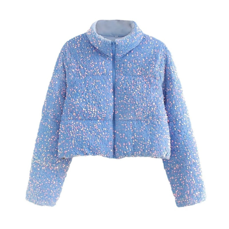 Sequin Long Sleeve Jacket