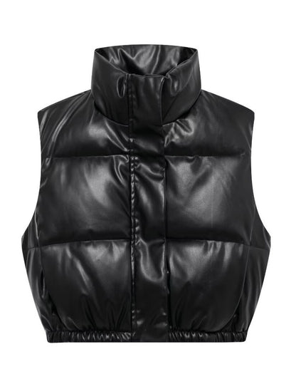 Padded Cropped Puffer Vest