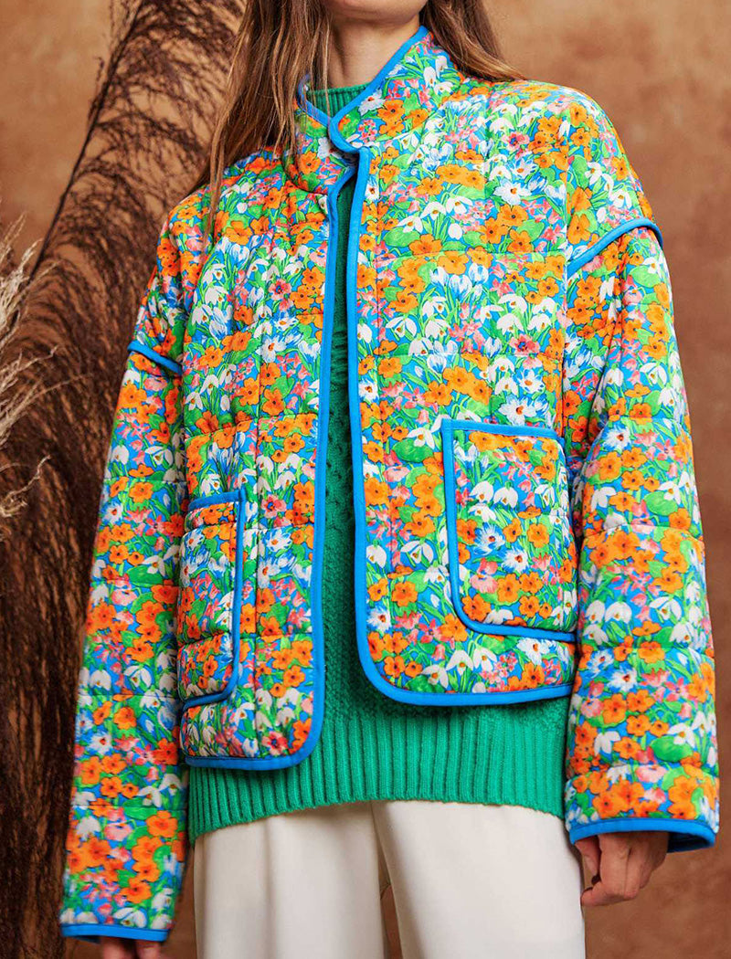 Floral Quilted Jacket