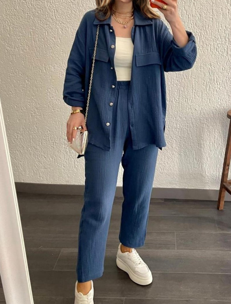 Textured Two-Piece Lounge Set