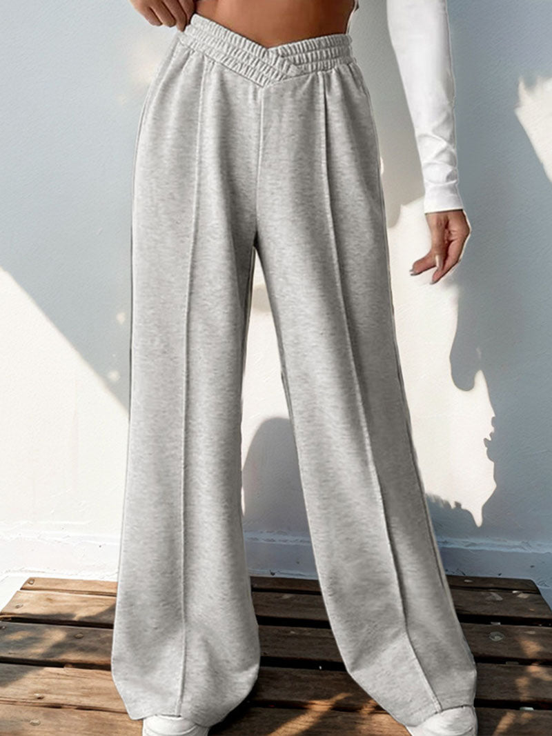 Wide-Leg High-Rise Pants
