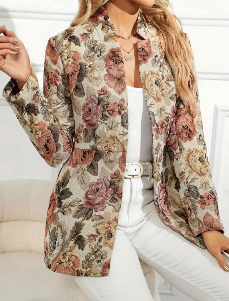 Printed Casual Blazer