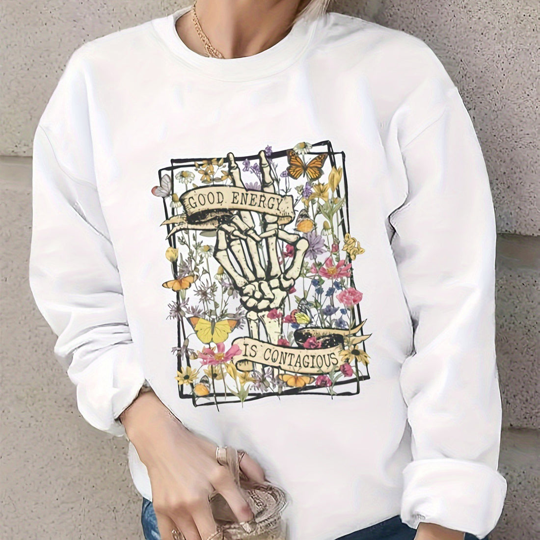 Graphic Oversized Pullover