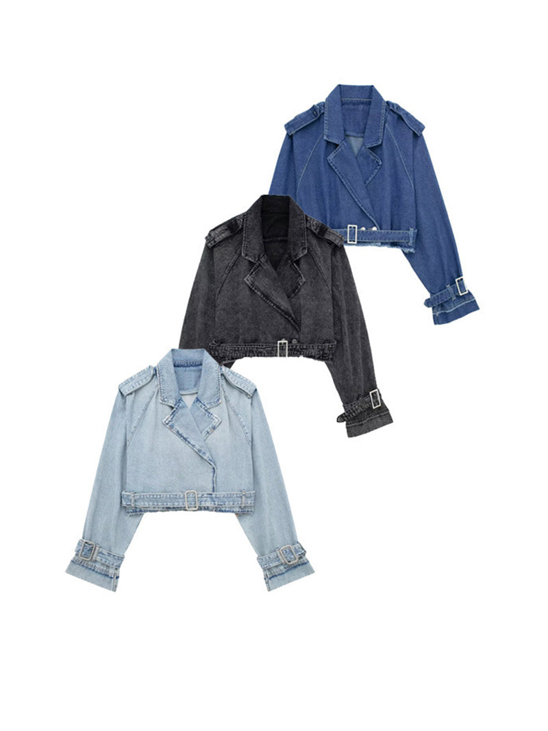 Cropped Denim Jacket