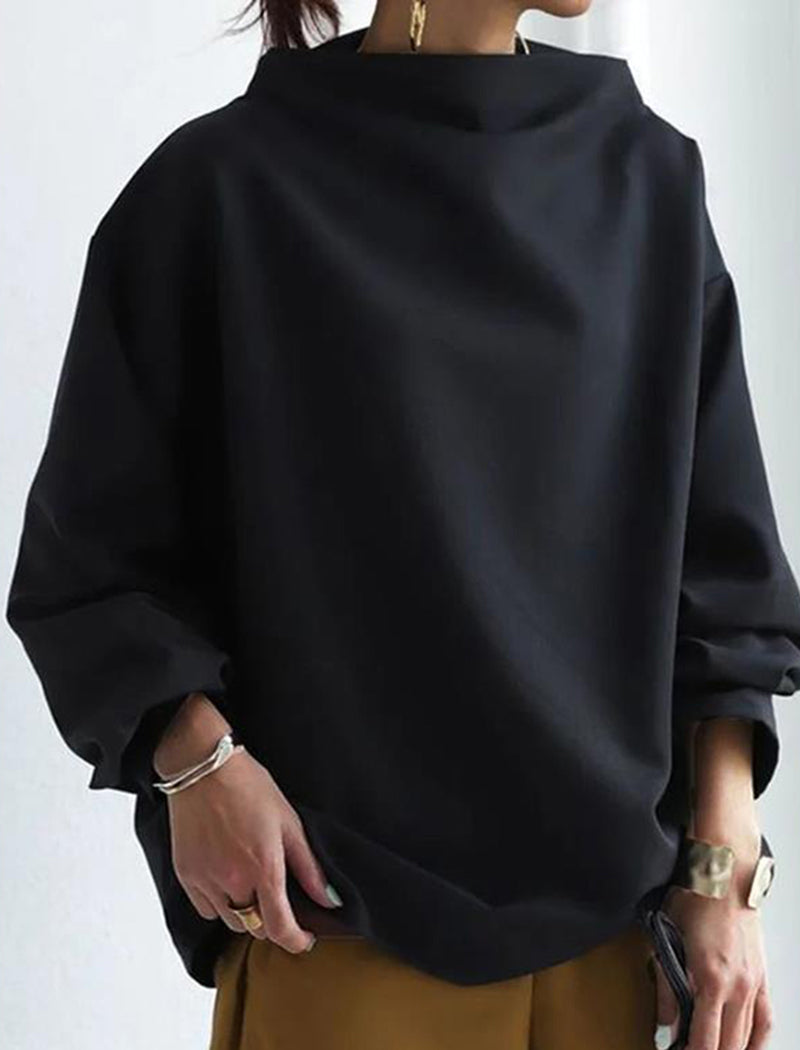 Oversized Boat Neck Top