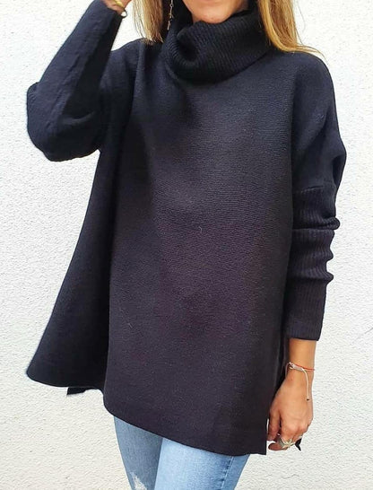 Loose-Fit Turtleneck Pullover