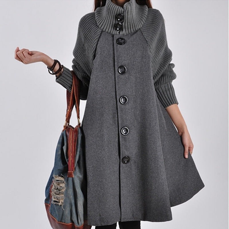 Oversized Cape Trench Coat