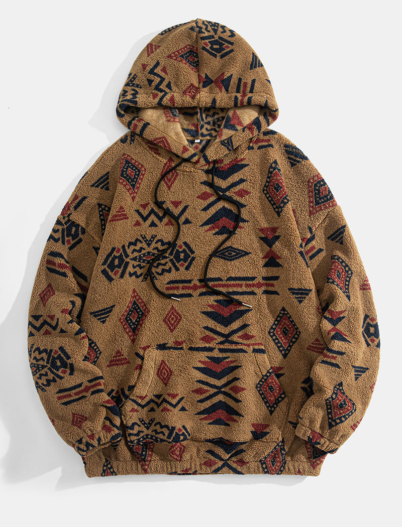 Ethnic Pattern Hoodie