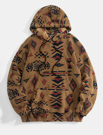 Ethnic Pattern Hoodie