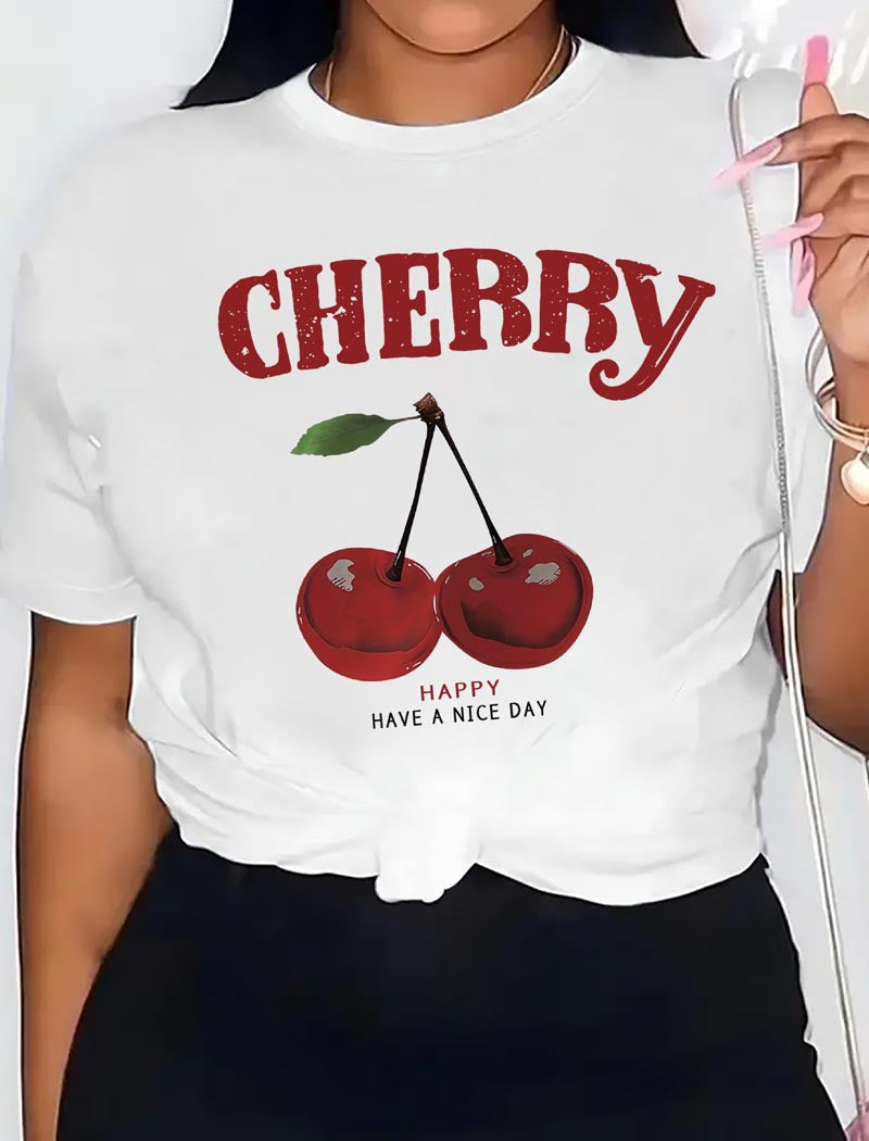 Graphic Cherry Short-Sleeve Tee