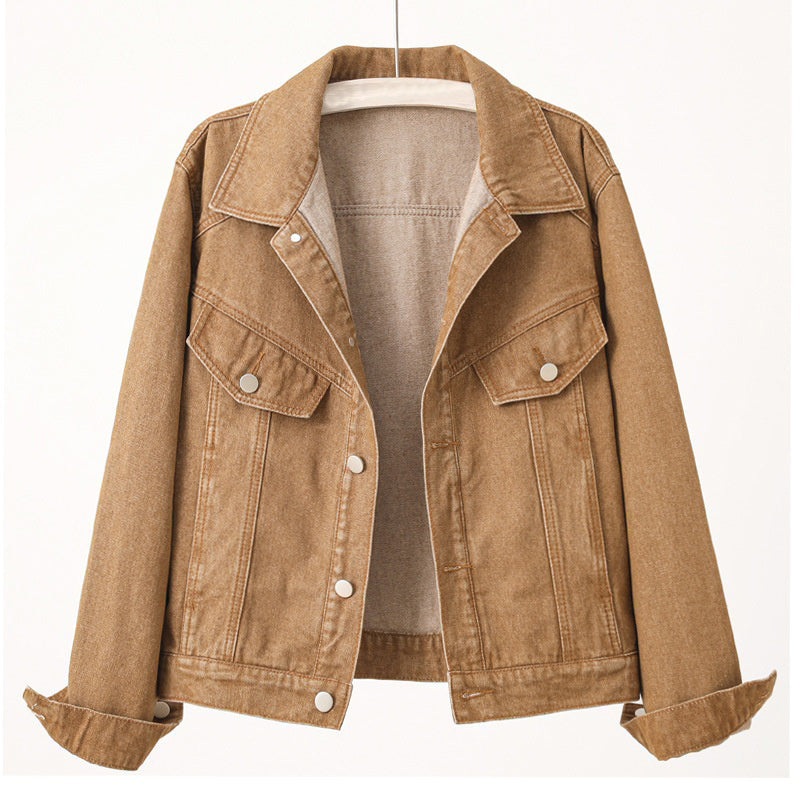 Classic Denim Button-Up Jacket