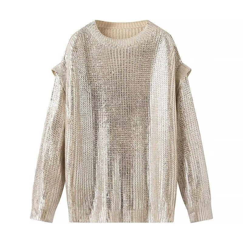 Sequin Knit Sweater