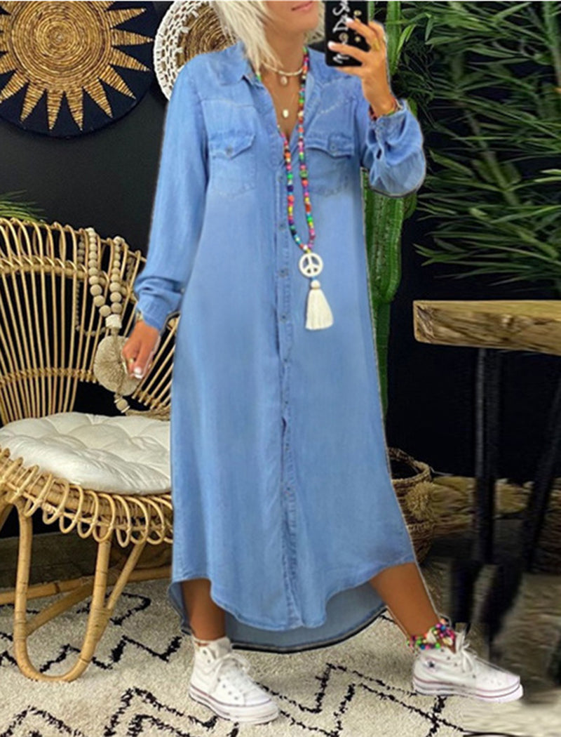 Button-Up Maxi Dress