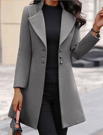 Tailored Longline Buttoned Coat