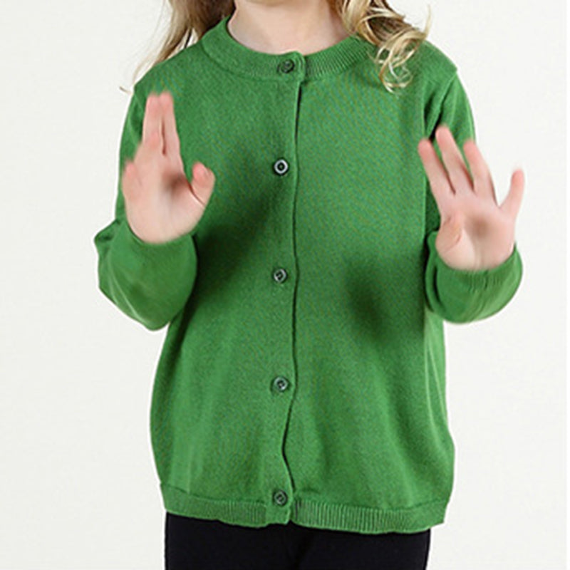 Classic Button-Up Cardigan (Kids)