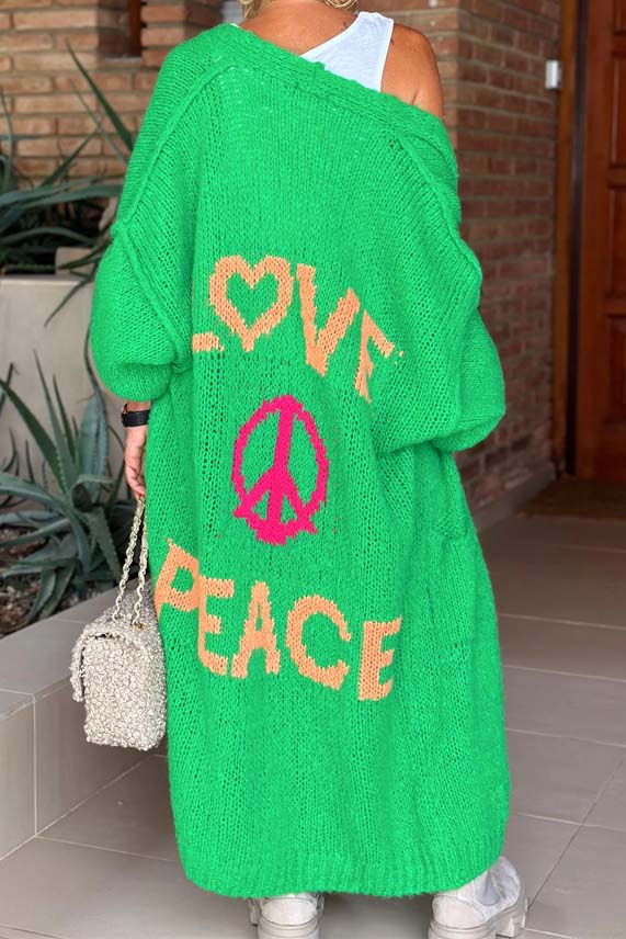 Love and Peace Knit Cardigan