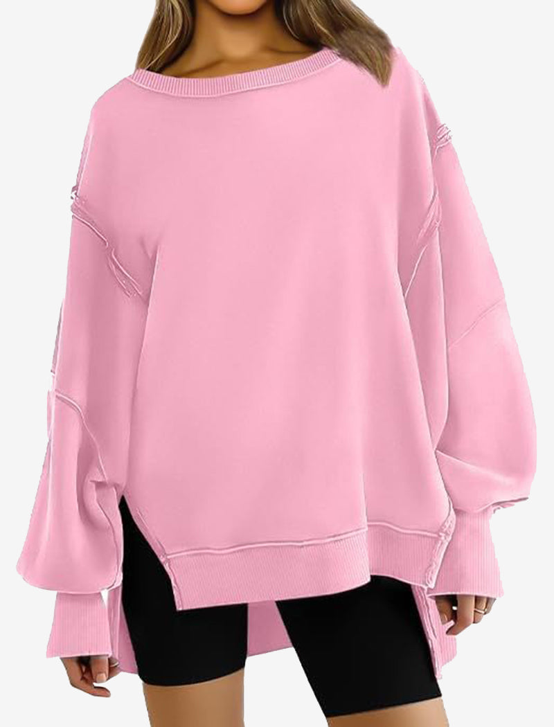 Oversized Long-Sleeve Pullover