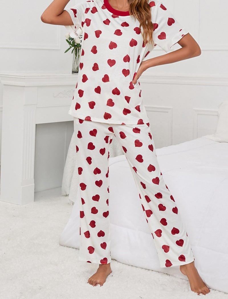 Relaxed Tee and Pants Pajama Set