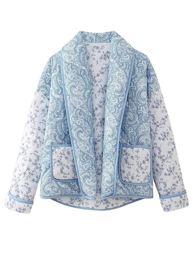 Quilted Floral Jacket