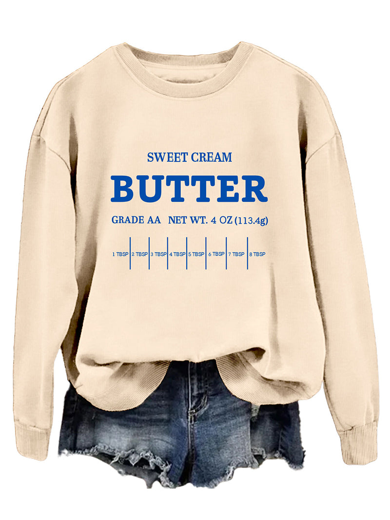 Butter Print Graphic Top