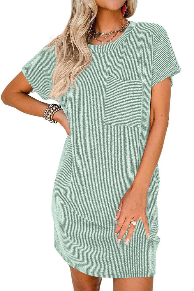 Ribbed T-Shirt Dress