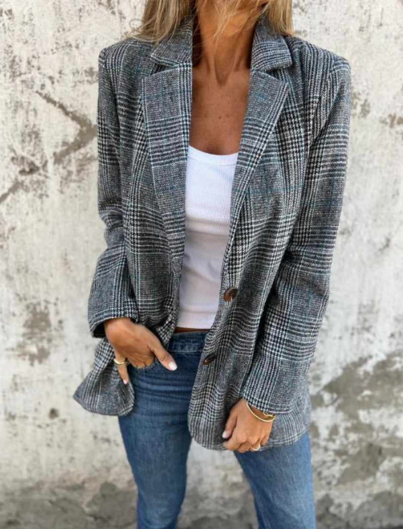 Houndstooth Blazer