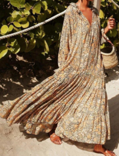 Floral Boho Maxi Dress