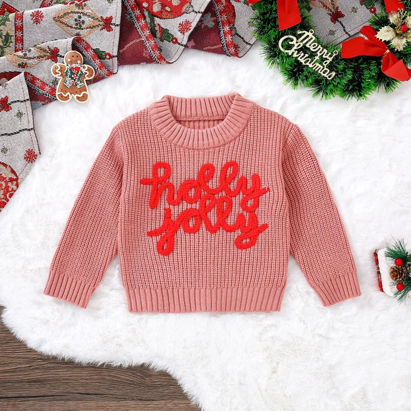 Crew Neck Holly Jolly Sweater