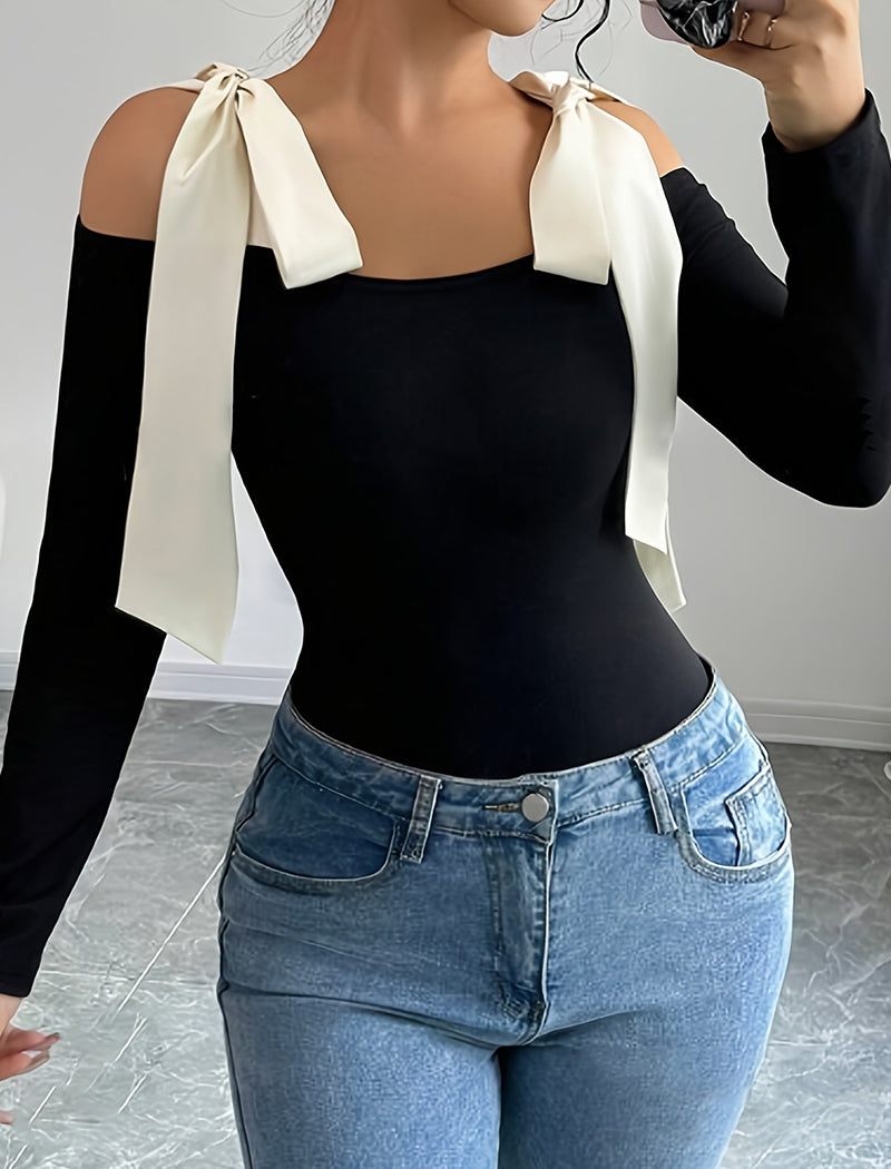 Fitted Off-Shoulder Top