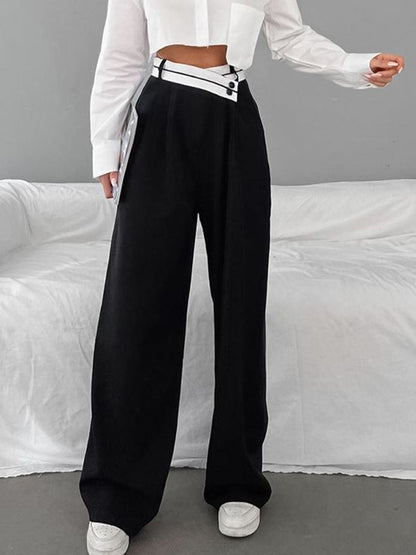 Wide-Leg High-Waist Pants