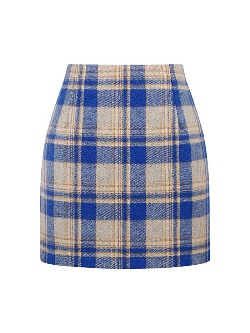 Plaid Mini Skirt