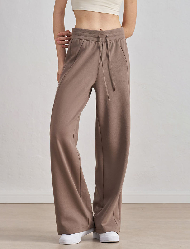 High-Waisted Wide-Leg Lounge Pants