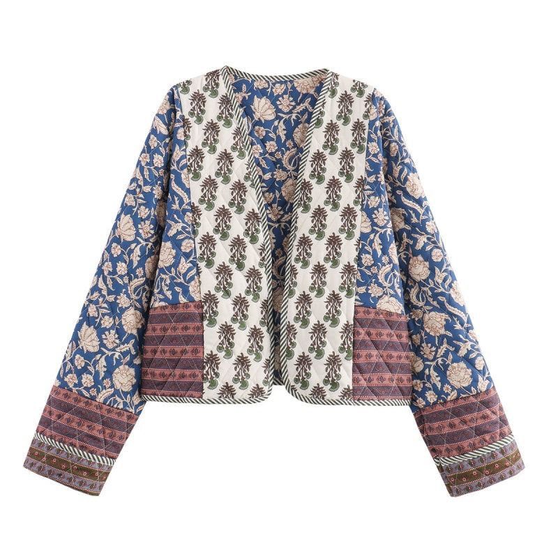 Patchwork Patterned Jacket