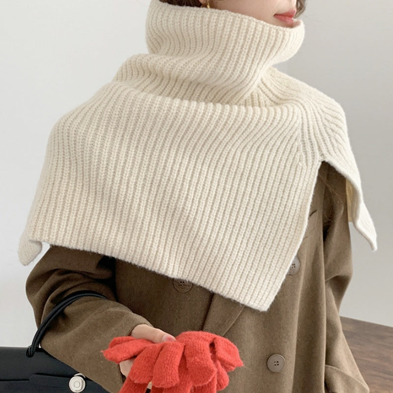 Ribbed Knit Shoulder Warmer