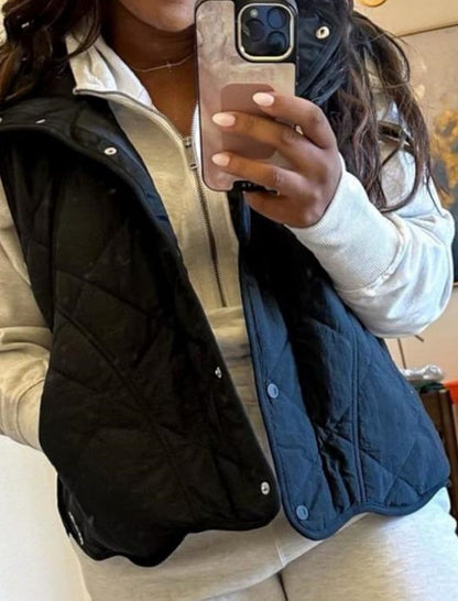 Quilted Sleeveless Vest
