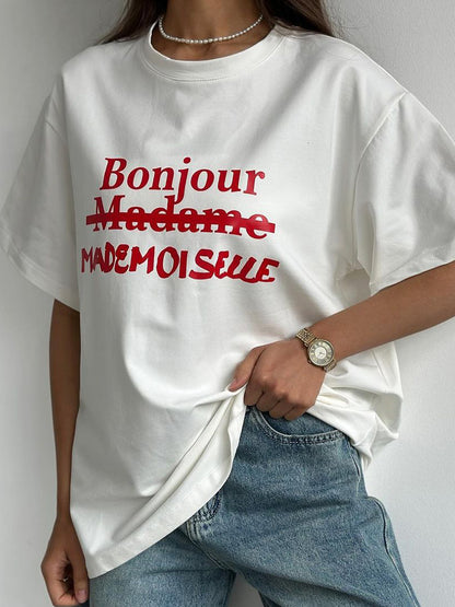 Letter Print T-Shirt