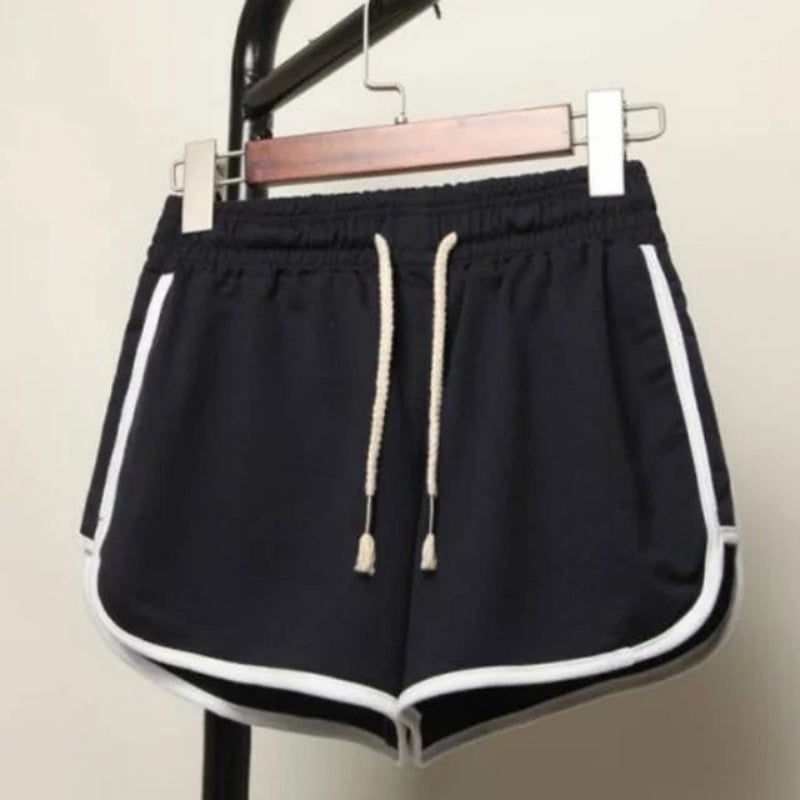 Drawstring Waist Athletic Shorts