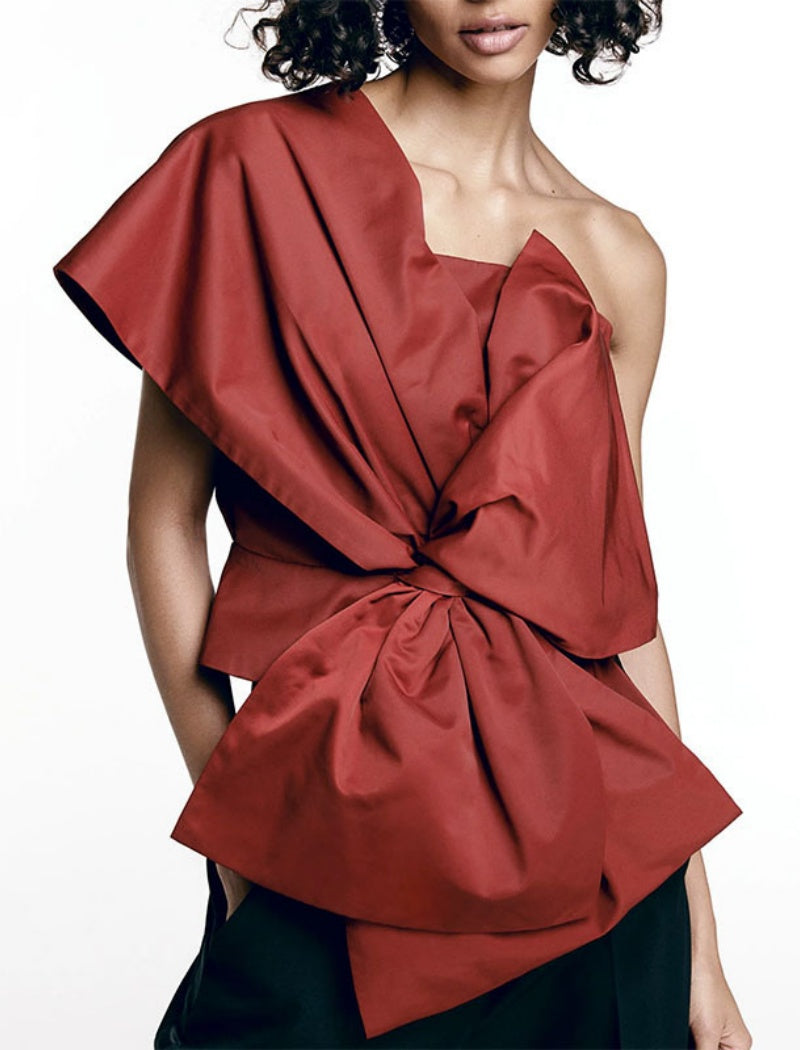 Statement Bow Blouse [NON-RETURNABLE]