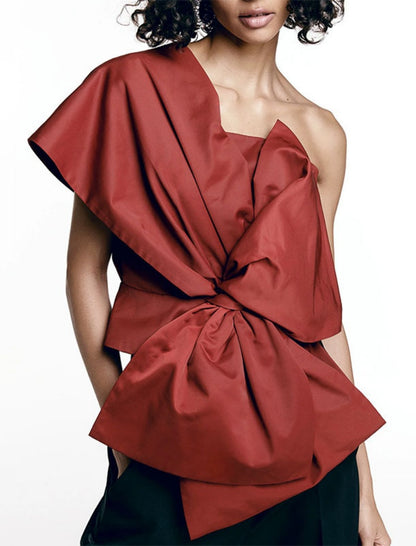 Statement Bow Blouse [NON-RETURNABLE]