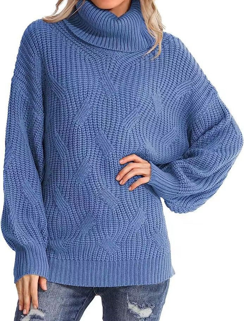 Chunky Knit Turtleneck Sweater