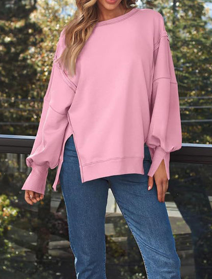 Oversized Longline Pullover