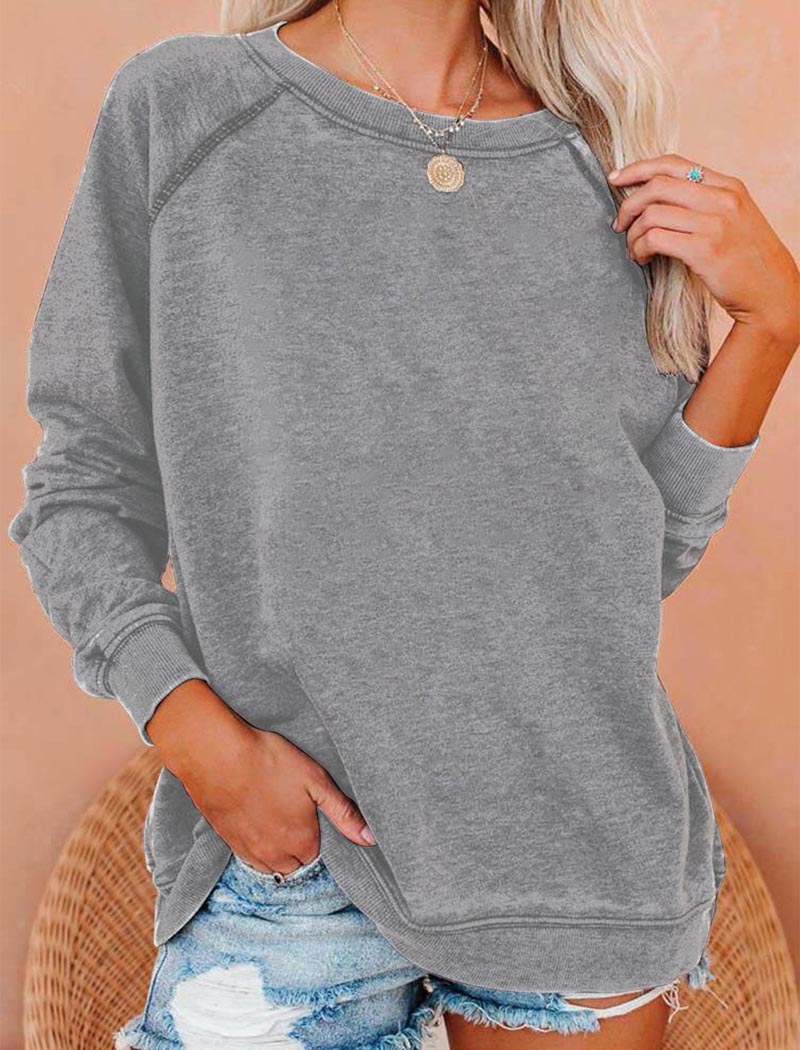 Long-Sleeve Crewneck Pullover