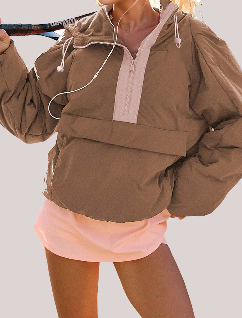 Quarter-Zip Windbreaker Pullover