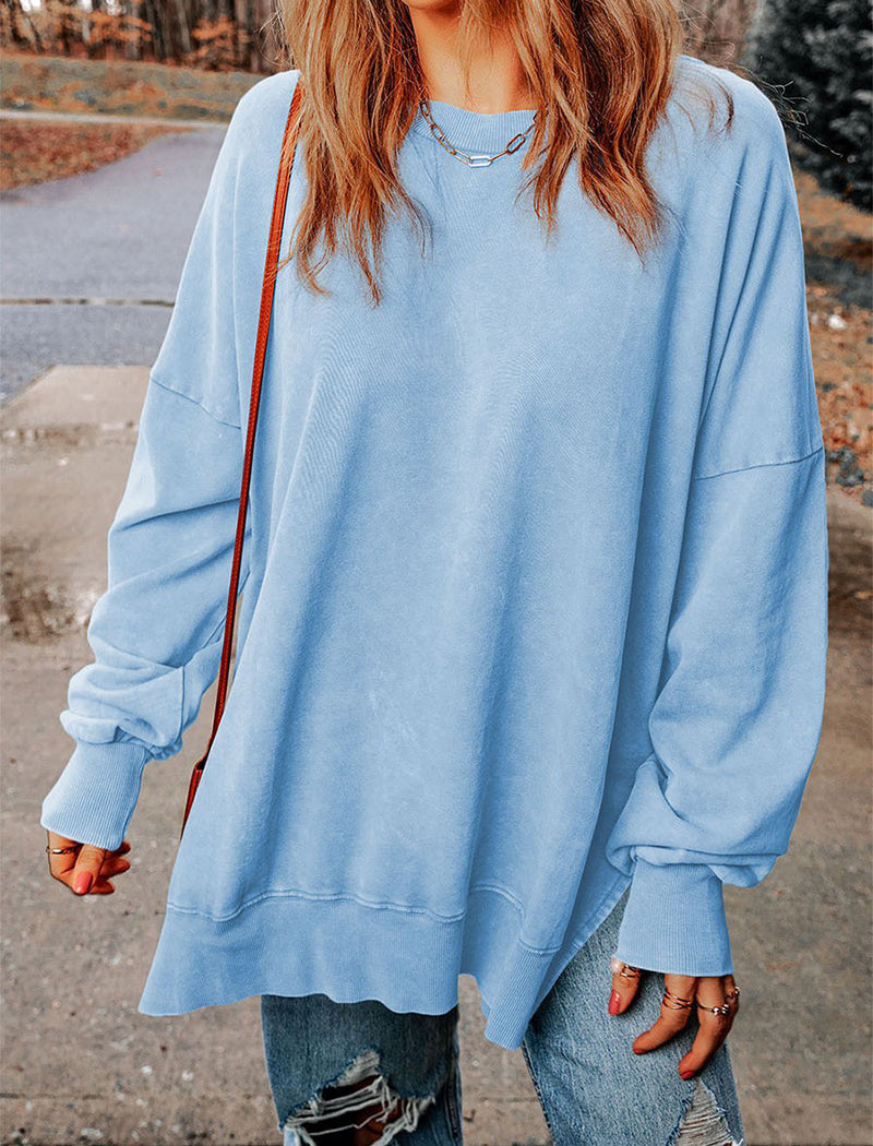 Relaxed Fit Casual Pullover