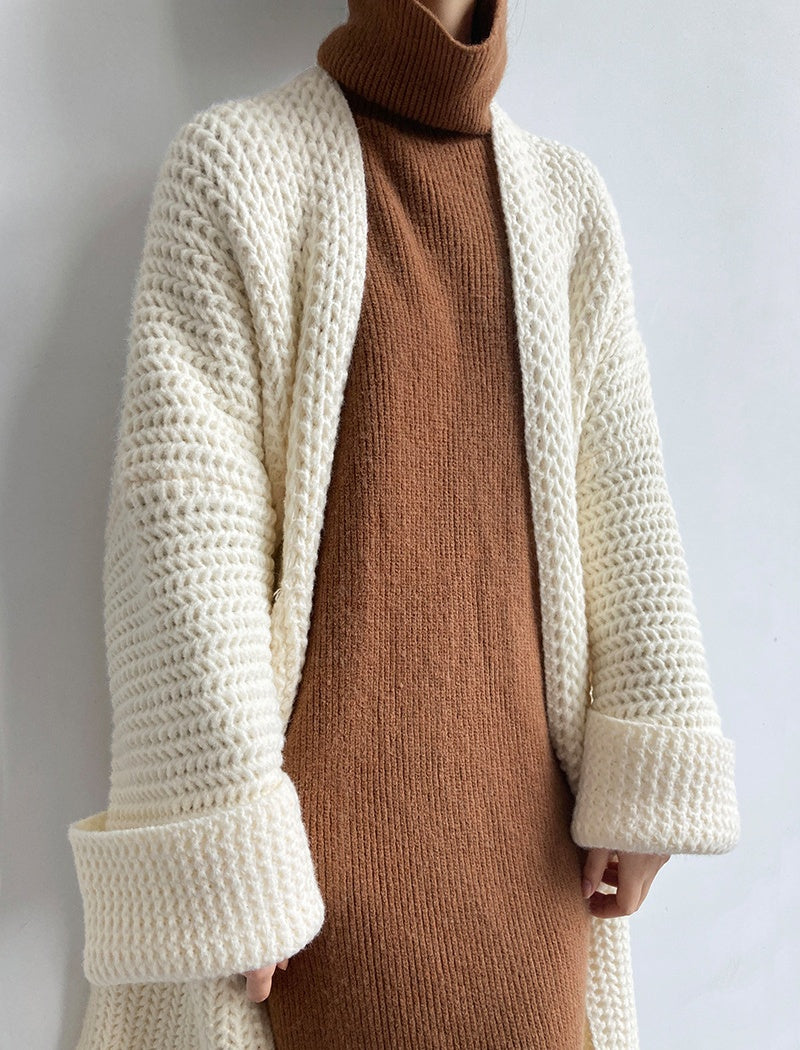 Twist Solid Knit Cardigan