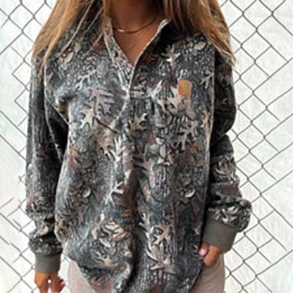 Woodland Print Pullover