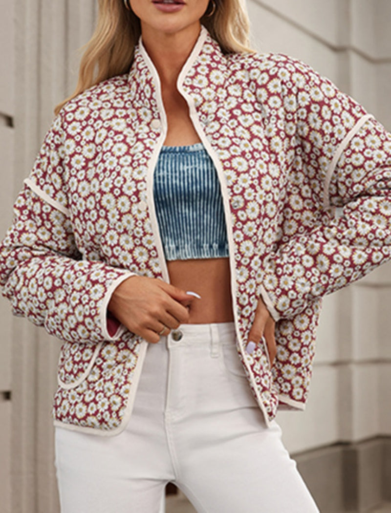 Floral Quilted Jacket