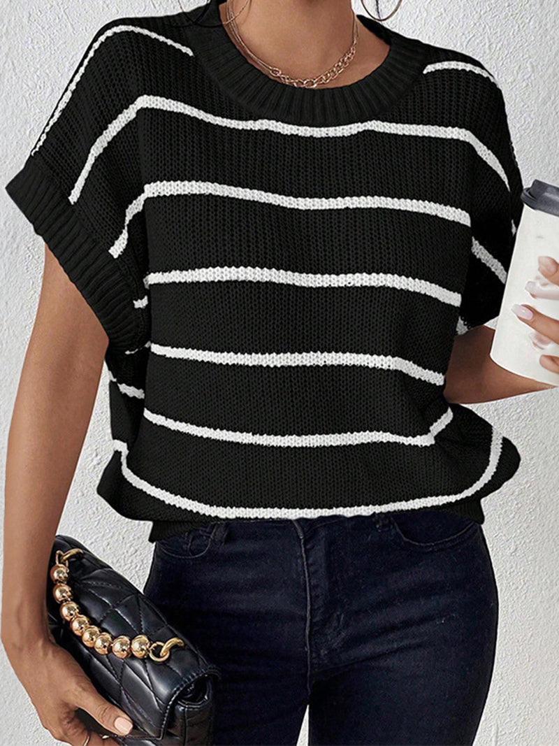 Striped Knit Top